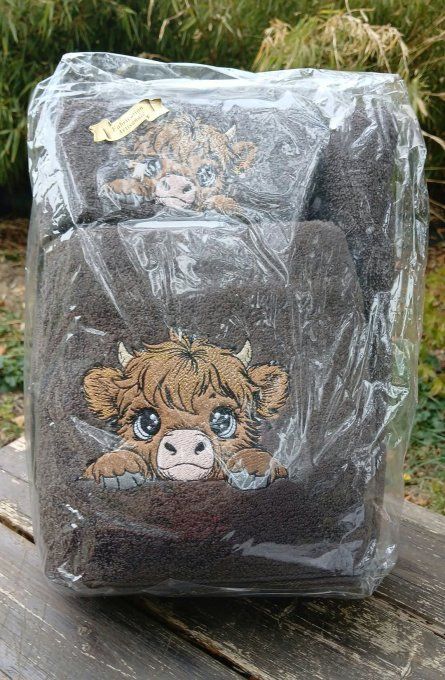 Lot serviette Vache